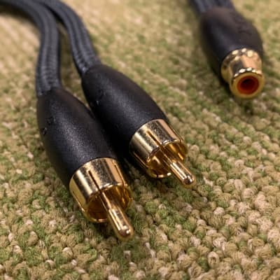 AudioQuest FLX-X Flexible Y RCA Splitter Cable Set image 3