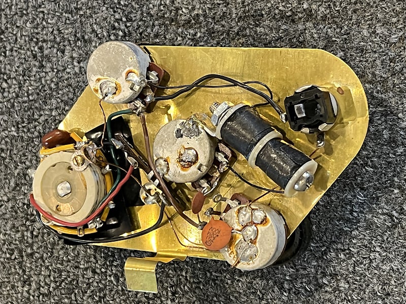 Gibson L6-S 1973 Wiring Pots and Harness Assembly with Knobs