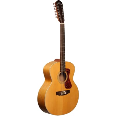 Guild F-2512E Acoustic-Electric Guitar, 12-String, Natural image 4