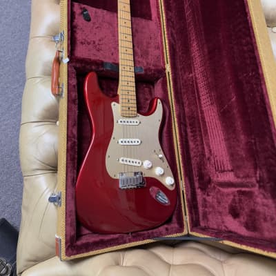 Fender Roadhouse Stratocaster with Maple Fretboard 1997 - 2000 - Candy Apple Red image 10