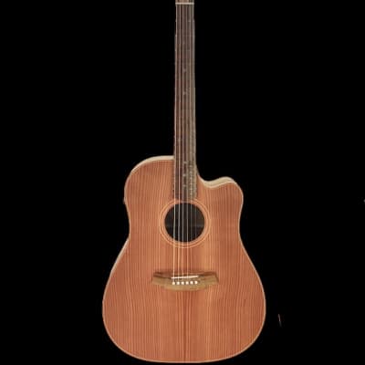 Cole Clark Fat Lady 2 Redwood Blackwood CCFL2EC RDBL Acoustic Guitar image 1