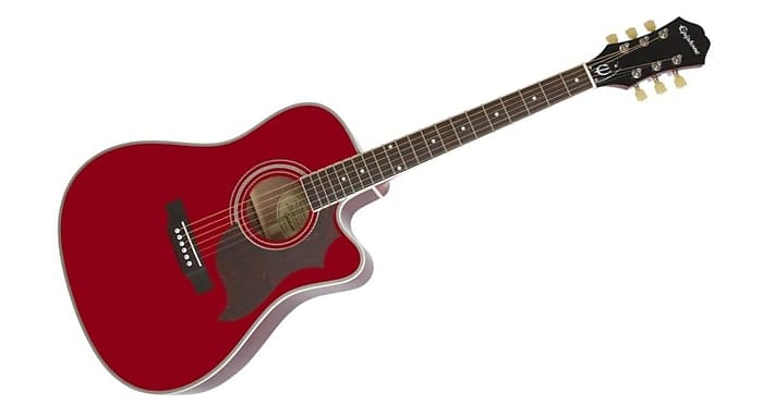 CHITARRA ACUSTICA EPIPHONE FT-350 SCE Min-ETune WR Wine Red