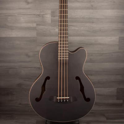 Aria FEB F2M Satin Black Medium scale Acoustic Bass image 2