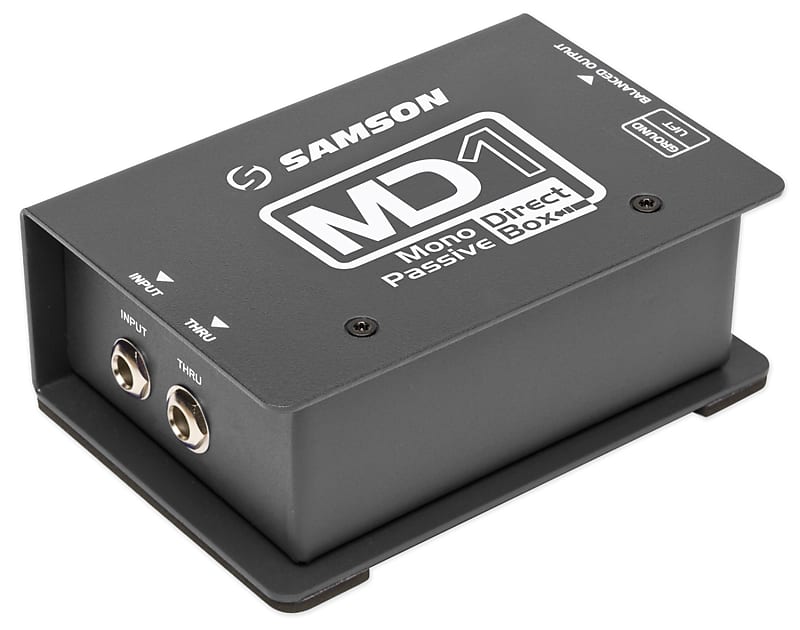 Samson S-Max MD1 Passive Mono Direct DI Box,18Hz–40kHz, 0dB/-15dB image 1