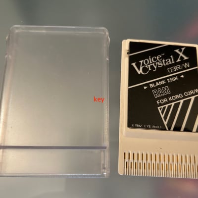 Korg 03R/W Blank RAM card 256K 1992