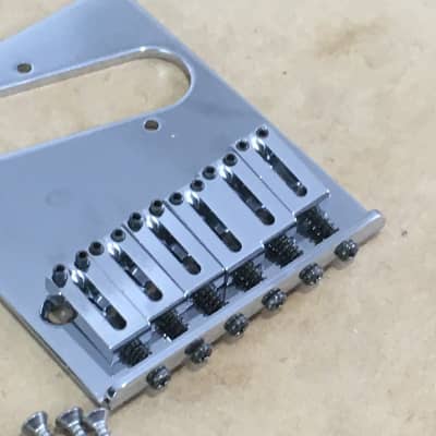 Fender Modern American Gotoh? MIJ 6 Saddle Guitar Bridge Genuine Tele NOS Relic image 3