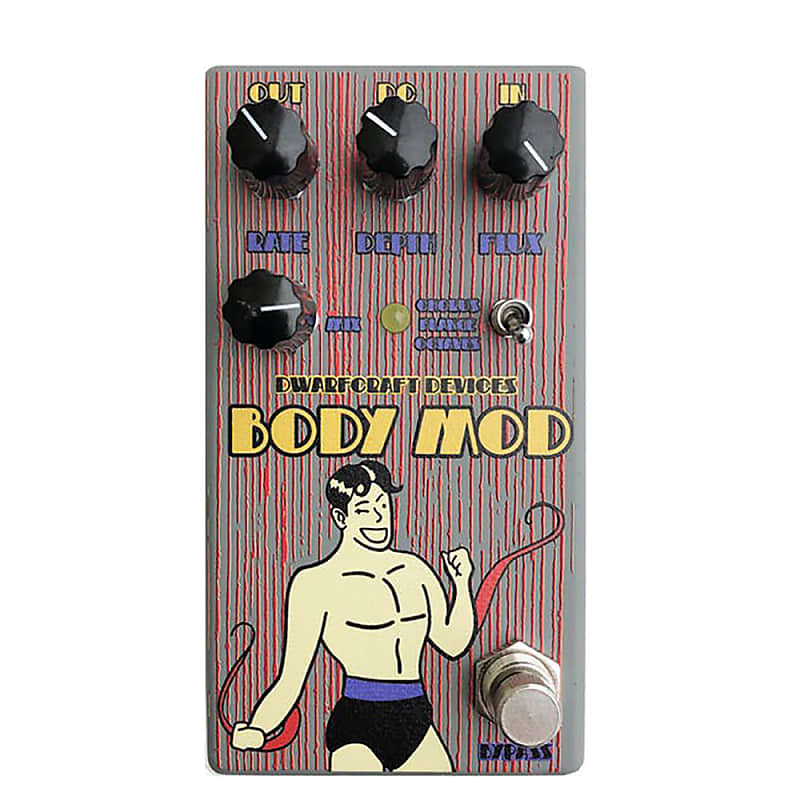 Dwarfcraft Devices Body Mod Chorus / Flange / Octave Guitar Effects Pedal image 1