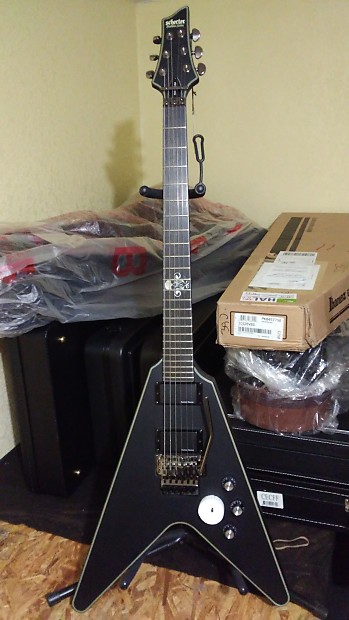 Schecter Blackjack SLS V-1 fr Black Satin | Reverb