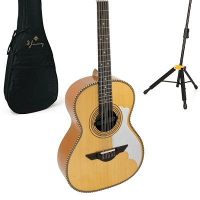 H Jimenez Bajo Quinto El Musico LBQ2NCE Non Cutaway Solid Spruce Top with Pickup FREE GigBag & Stand for sale