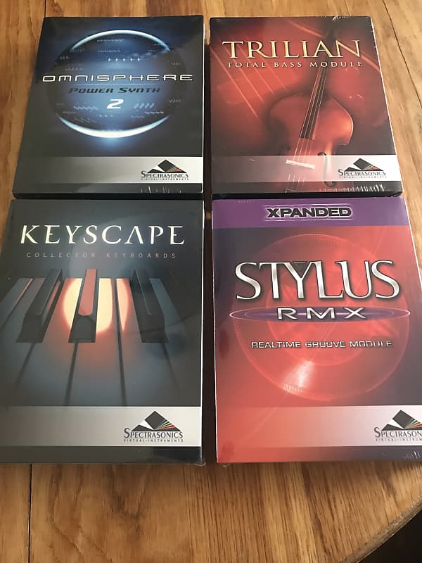 Spectrasonics BUNDLE - Omnisphere 2, Trilian, Stylus RMX, Keyscape