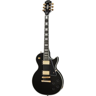 Guitarra Electrica EPIPHONE Les Paul Custom Ebony imagen 2