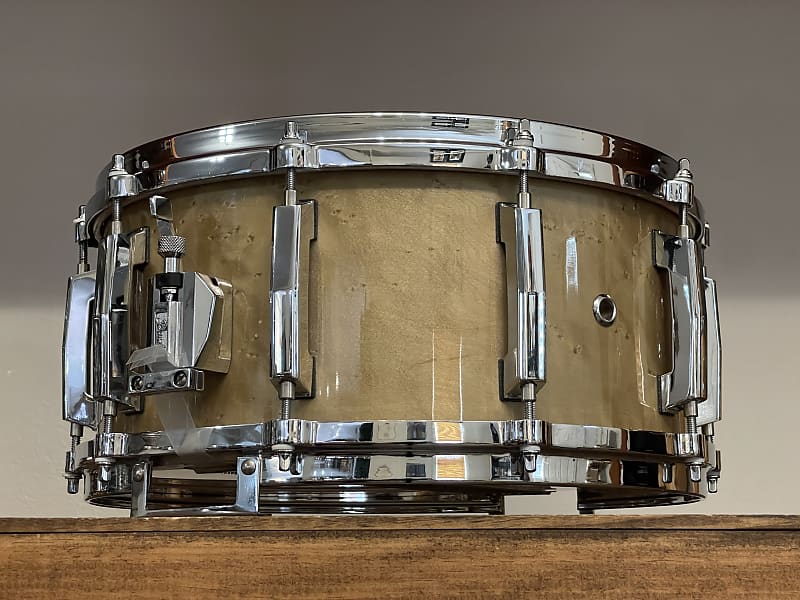Pearl Custom Z Birdseye Maple 6.5x14 Snare Drum CZX | Reverb