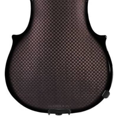 Glasser Carbon Composite Acoustic Electric 5-String 16" Viola 2020s Pink image 2
