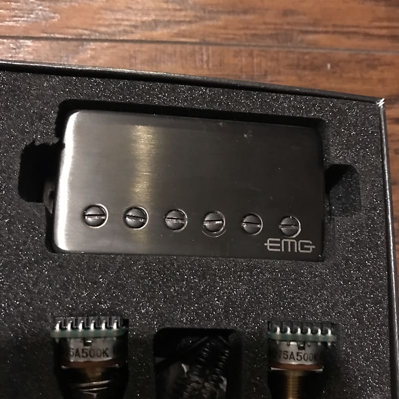 EMG EMG-MF Set Marty Friedman Signature Pickup Set Brushed Black Chrome