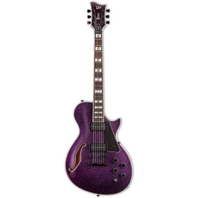 ESP LTD Xtone PS-1000 Purple Sparkle Semi-Hollow Electric Guitar B-Stock PS1000 for sale