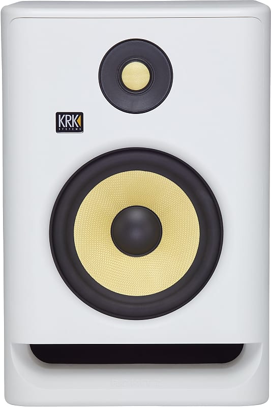 KRK ROKIT 7 Generation 4 Powered Studio Monitor Speaker (Single) | Full Warranty! - White image 1