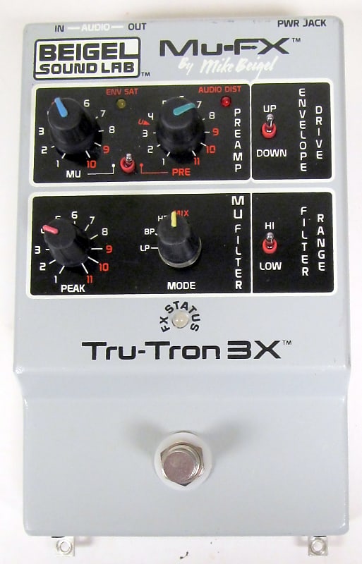 Used Beigel Sound Lab Mu-Tron Mu-FX Tru-Tron 3X Envelope Filter VGC