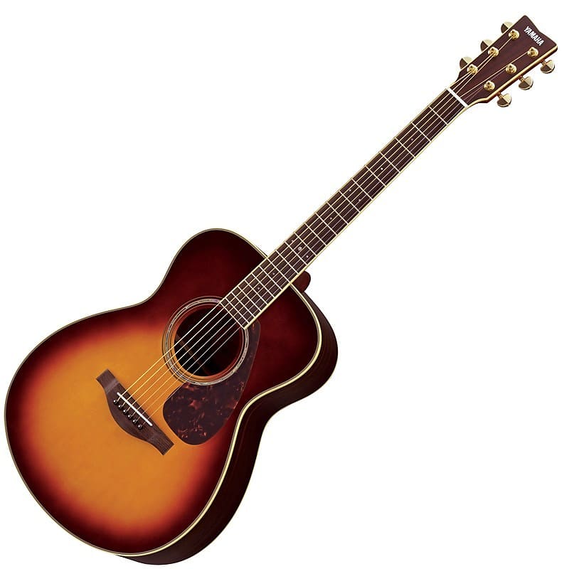 Yamaha LS6 ARE Acoustic-Electric Guitar - Brown Sunburst | Reverb