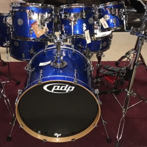 PDP PDCM2217BL Concept Maple Series 7x8" / 8x10" / 9x12" / 12x14" / 14x16" / 18x22" / 5.5x14" 7pc Shell Pack