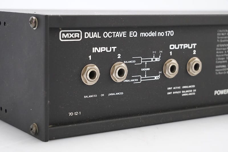 大学 割引 DUAL 170 MXR OCTAVE Dual ビンテージ（MXR グラフィックEQ 配信機器・PA機器・レコーディング機器
