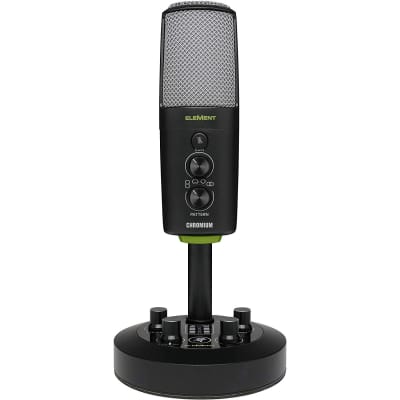Mackie EleMent Series Chromium USB Condenser Microphone - (EM-CHROMIUM) image 1