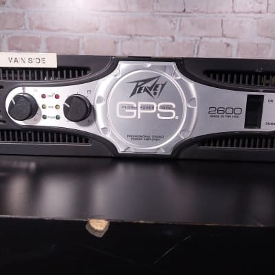 PEAVEY GPS-2600 パワーアンプ Peavey GPS 2600 Stereo 2600w Rack Unit Power Amplifier