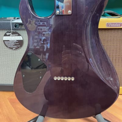 Yamaha PAC611HFM-TP Pacifica H/P-90 with Rosewood Fretboard 2010 - Present - Translucent Purple image 11