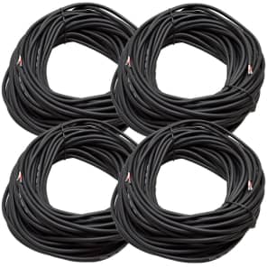 Seismic Audio RW100FOURPACK Raw Wire Speaker Cable - 100' (4-Pack)