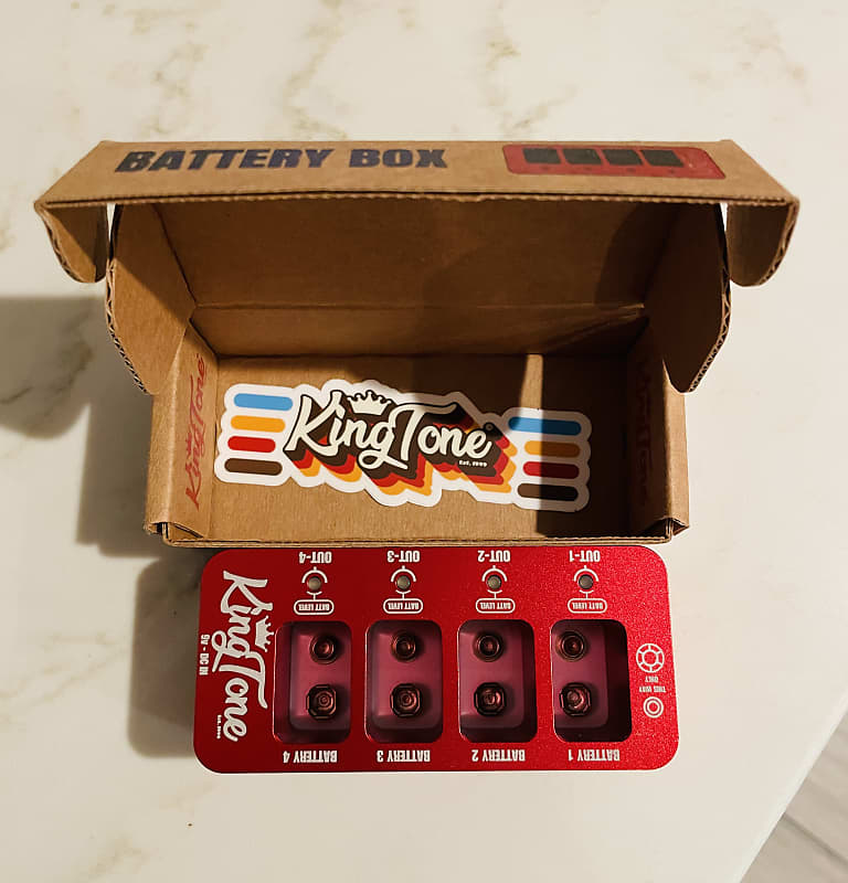 Kingtone Battery Box Red box Reverb
