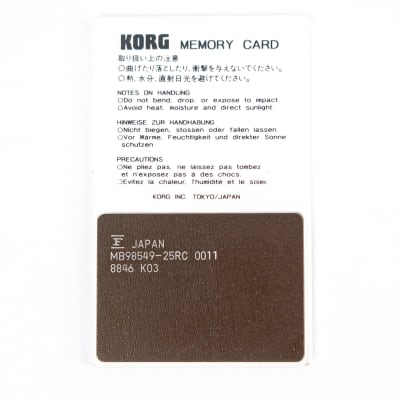 Korg M1 MSC-01 - Memory Sound Card Set for Korg M1 Series image 2