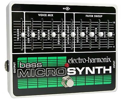 Electro Harmonix Bass Microsynth Analog/Synthesizer 9.6 Dc 200 Psu Included image 1