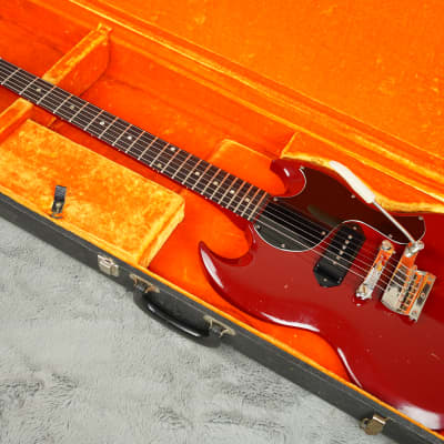 1965 Gibson SG Junior Ember Red + OHSC for sale