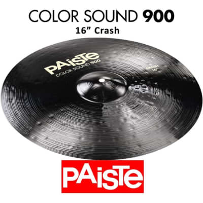 Paiste Colorsound 900 Crash Cymbal Black 16 in. image 2
