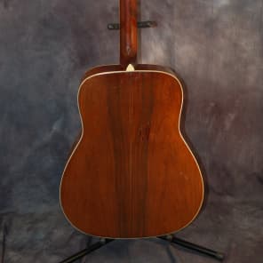 Yamaha FG-300 Jumbo Acoustic Guitar Original Case 1971 Natural image 8