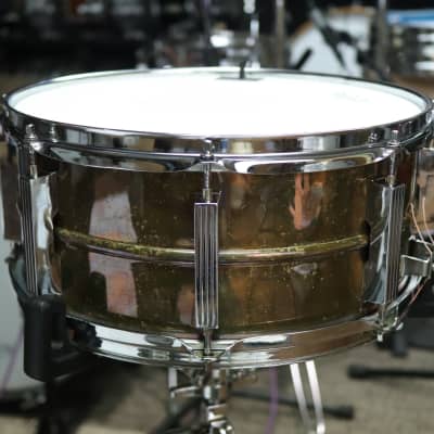 Tama PM306 Artstar ES 6.5x14 Brass Snare Drum, 8-Lug