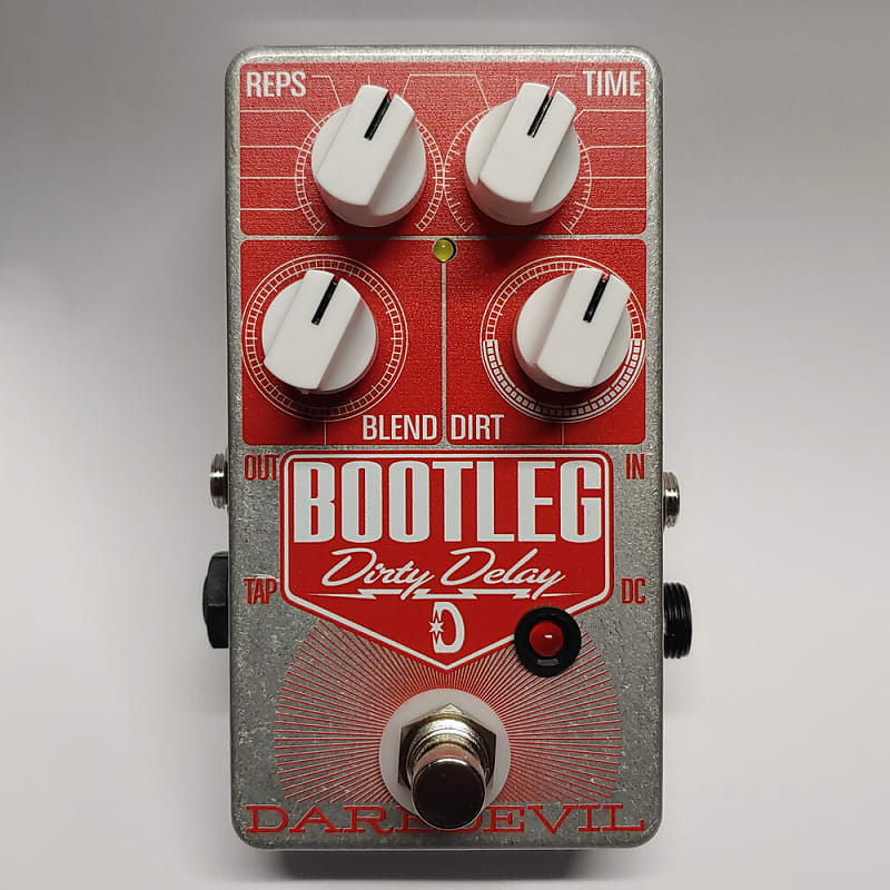 Daredevil Pedals Bootleg Dirty Delay w/ Tap Tempo Guitar Effects Pedal image 1
