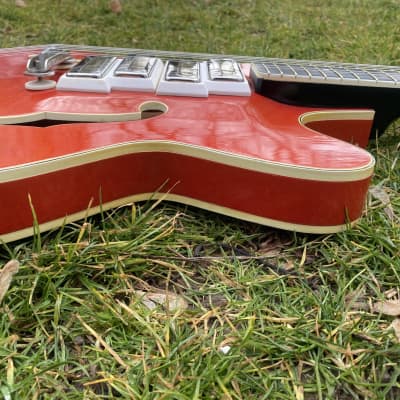 Orfeus XII Bulgarian Soviet URSS tangerine Fender XII headstock Closet Find Mint Condition image 17