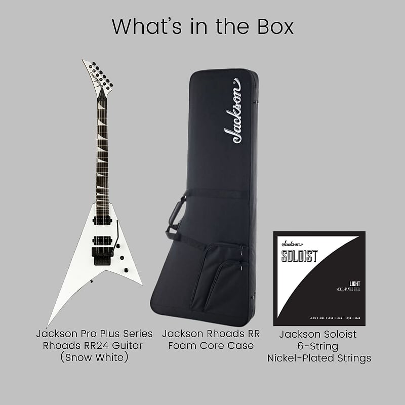 Jackson Js32 Jackson Rhoads RR Hardshell Gig Bag Black Estuche