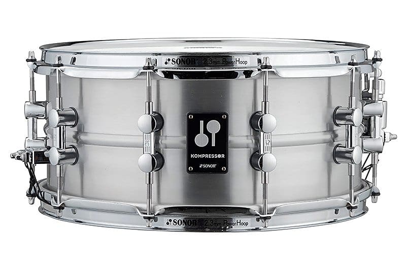 Sonor Kompressor Series 14" x 6.5" Aluminum Snare Drum image 1