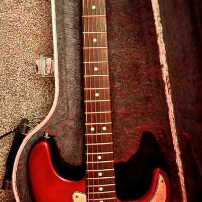 1995 Fender Strat Plus Deluxe with Rosewood Fretboard Crimson Burst image 5