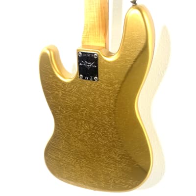 Fender Fender Custom Shop '63 Jazz Bass Journeyman - Aged Aztec Gold w/ Matched Headstock image 6