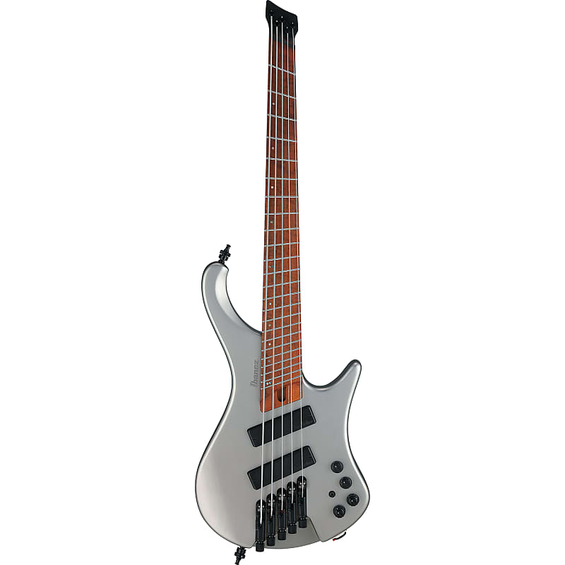 Ibanez EHB1005SMS EHB 5-String Short-Multi-Scale Bass, Metallic Gray Matte image 1