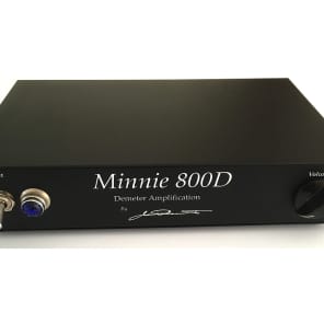 Demeter Minnie 800D パワーアンプ Demeter Minnie 800-D Bass Amp and RARE Minnie Tube Preamp