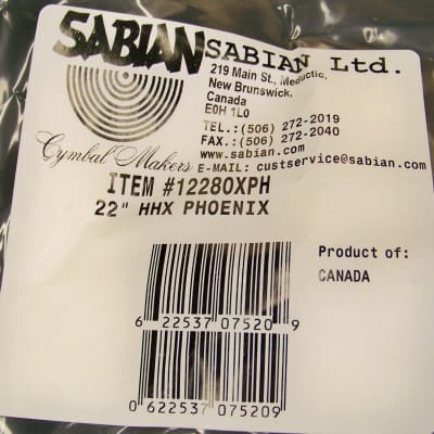 Sabian HHX 22" Phoenix Ride Cymbal/Model # 12280XPH/Brand New image 4