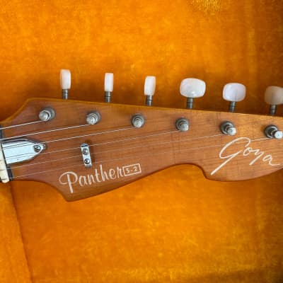 Goya Panther S2 Solid Body Electric Made by Galanti in Italy OHSC 1967 - Sunburst image 19