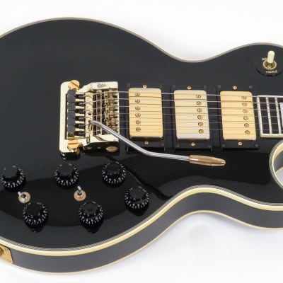 Gibson Les Paul Custom 1984 Black Custom Ordered "One Off" Guitar Triple Pickup image 4