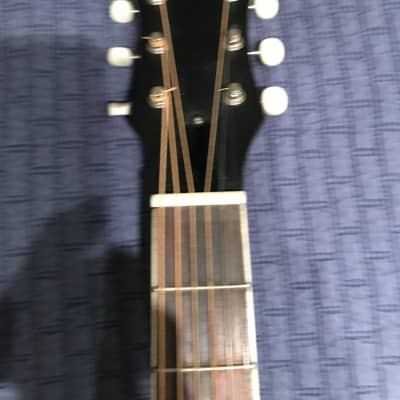 Recording King RPS-7-MBK Dirty 30's Series 7 Single-0 Acoustic Guitar Matte Black image 2