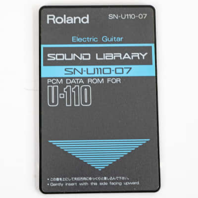 Roland SN-U110-07 Electric Guitar Sound Library PCM Data Rom For U-110