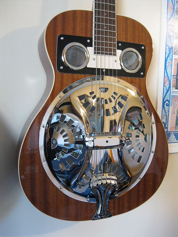 Regal RD-30M  Studio Series Resophonic Custom Mahogany Spider-Cone Acoustic Blues Resonator Guitar. image 1