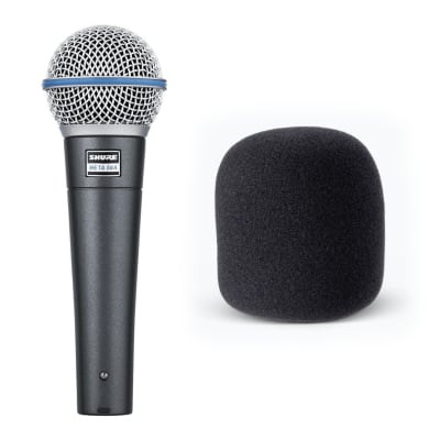 New Shure BETA 58A Dynamic Professional Vocal Microphone w/ Wind Screen